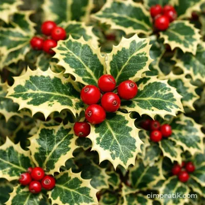 Alacalı Çoban Püskülü (Ilex aquifolium 'Argantea Marginata')