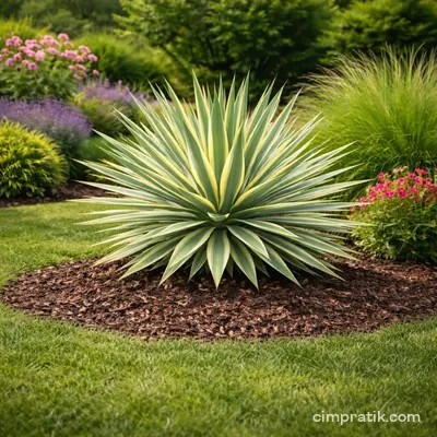 Variegated Spanish Dagger (Yucca gloriosa 'Variegata') - 2