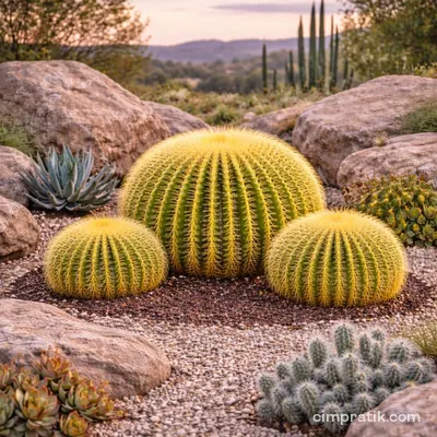Altınfıçı Kaktüsü (Echinocactus grusonii) - 2
