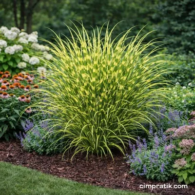 Çizgili Çin Kılıçotu - Miscanthus Sinensis 'Zebrinus' - 3