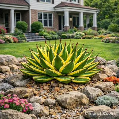 Quadricolor Agave (Agave lophantha 'Quadricolor') - 2