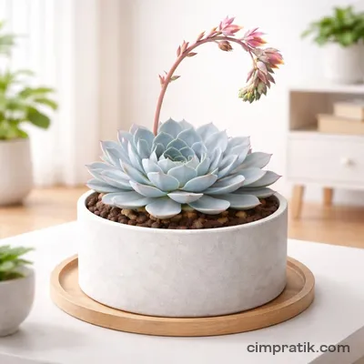 Eçeverya - Aşkın Gözyaşları (Echeveria secunda 'Glauca') - 2