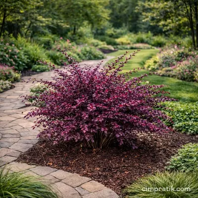 Kırmızı Hanım Tuzluğu (Berberis thunbergii 'Atropurpurea') - 2