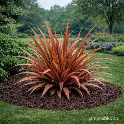 Kırmızı Yeni Zelanda Keteni (Phormium tenax 'Atropurpureum') - 2