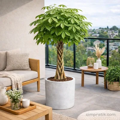 Braided Money Tree - Pachira Aquatica - 2