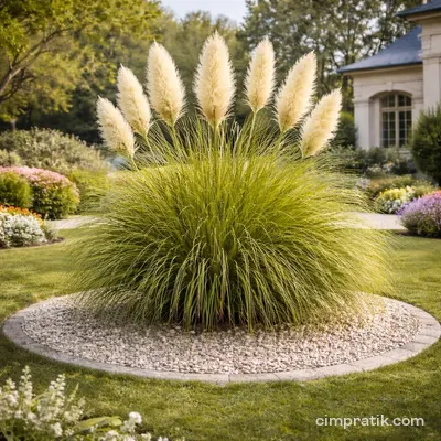 Pampas Çimi (Cortaderia selloana) - 2