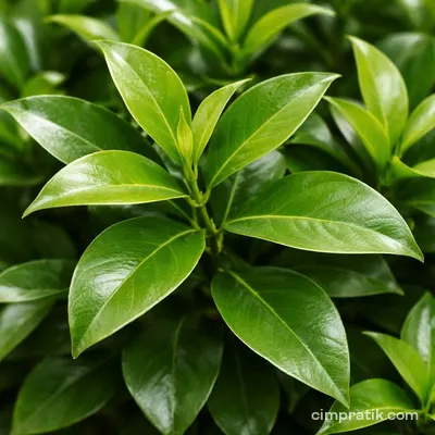 Parlak Yapraklı Kartopu (Viburnum lucidum)