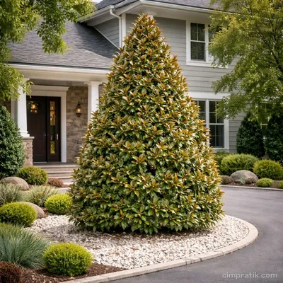 Piramit Manolya - Magnolia Grandiflora 'Pyramidalis' - 3