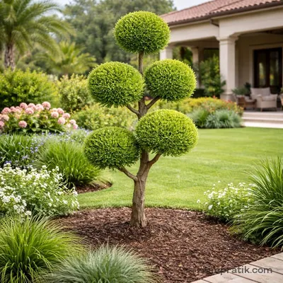 Pompom Leyland Cypress (Cupressocyparis leylandii 'Ponpon') - 2