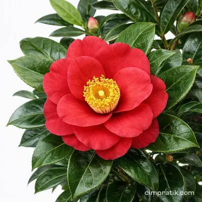 Tijli Japon Kamelyası (Camellia japonica 'Tige')