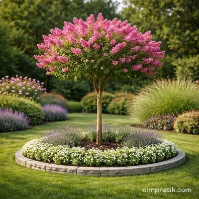 Standard Crape Myrtle (Lagerstroemia indica 'Tige') - 2