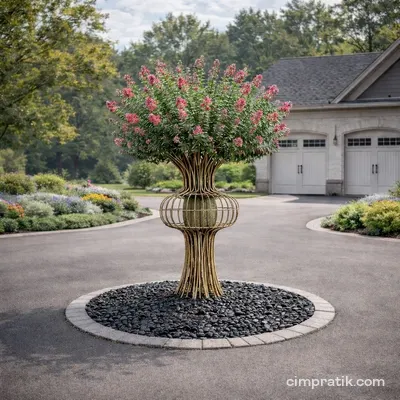 Vase Crape Myrtle (Lagerstroemia indica 'Vase') - 2